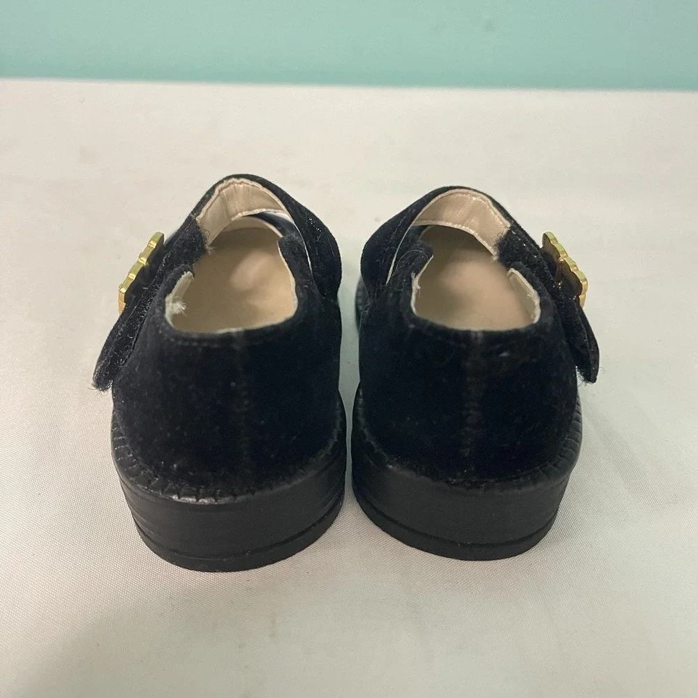 Girls Black Casual Shoes‎ Honor Size Infant 2